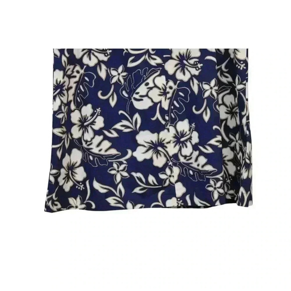 Vintage Hilo Hattie Dress Size 12 Hawaiian Floral 100% Cotton Travel Vacation - Picture 10 of 11